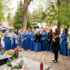 Zdjęcie - chór Canzona przy grobie ks. Szymańskiego