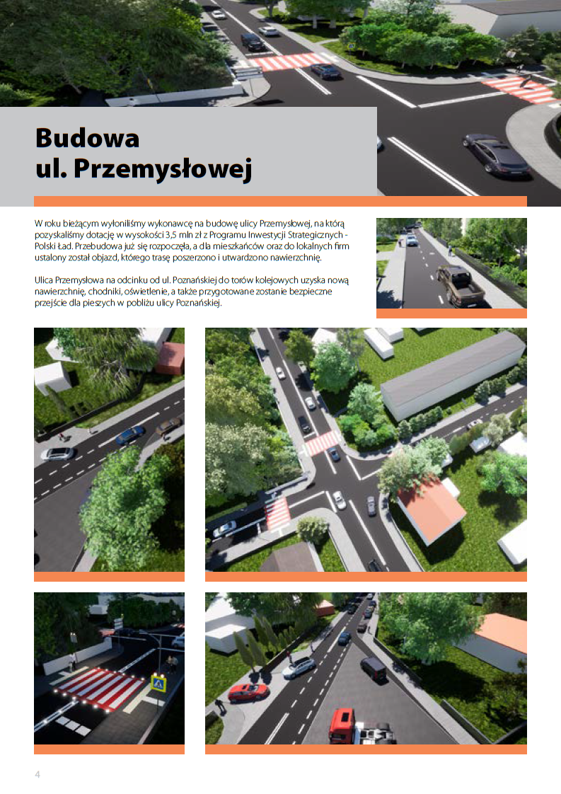 Najważniejsze inwestycje i przedsięwzięcia 2022, str. 4. Pełny tekst alternatywny dostępny jest w pliku PDF.