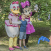 duże przebrane lalki, Myszka Miki i Kaczor Donald