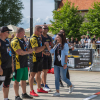 burmistrz gratuluje strongmenom