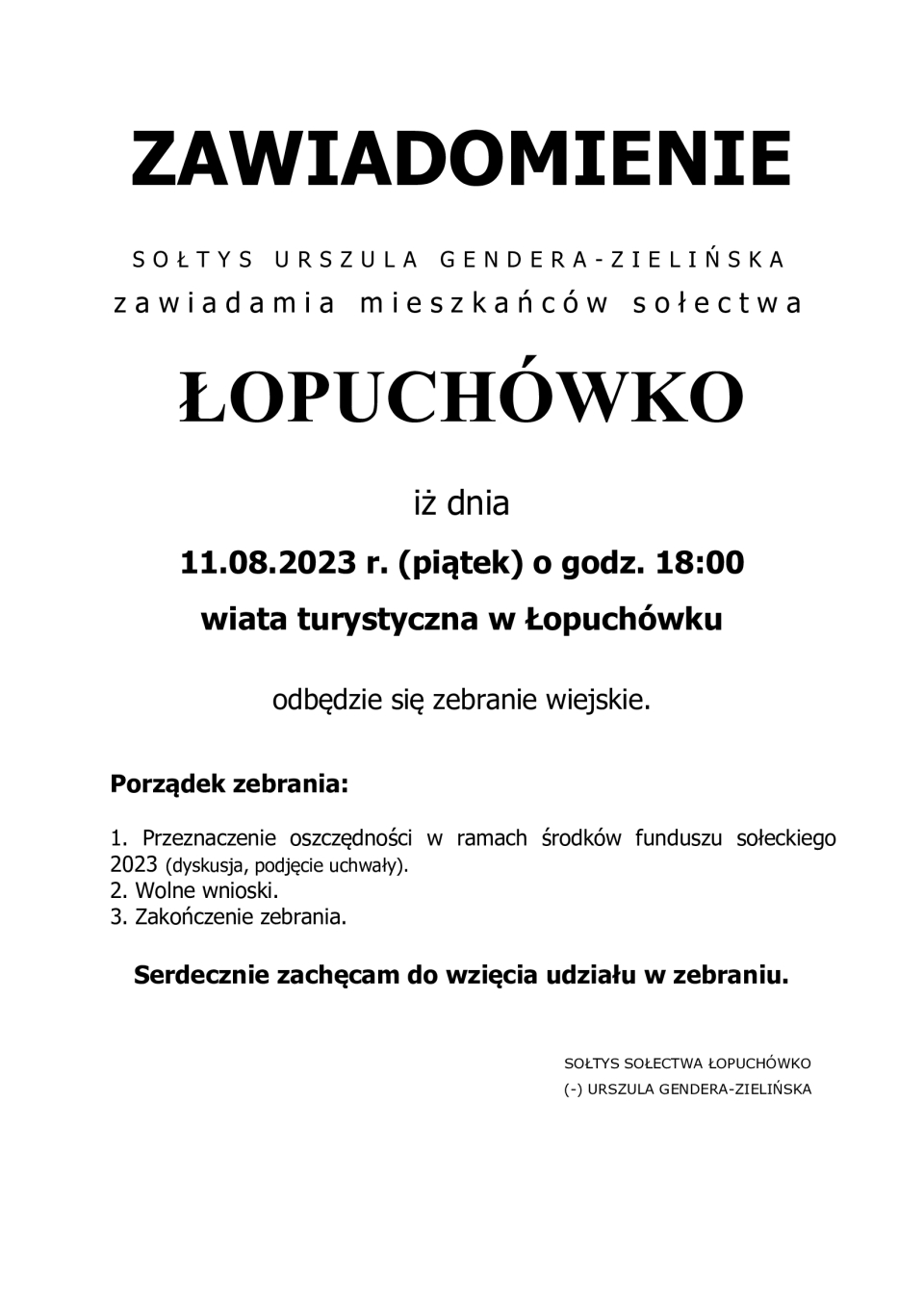 Zawiadomienie_sołtys_Łopuchówko