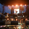 Zespół instrumentów dętych na scenie