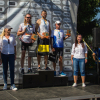 zawodnicy na podium