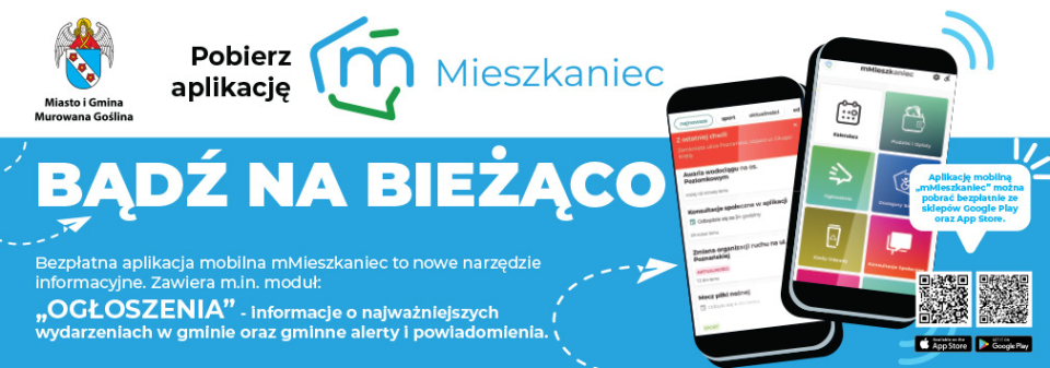 banerek informujący o aplikacji mMieszkaniec