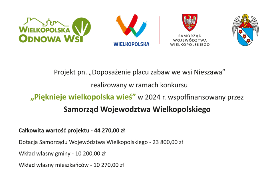 tablica informującą o dofinansowaniu