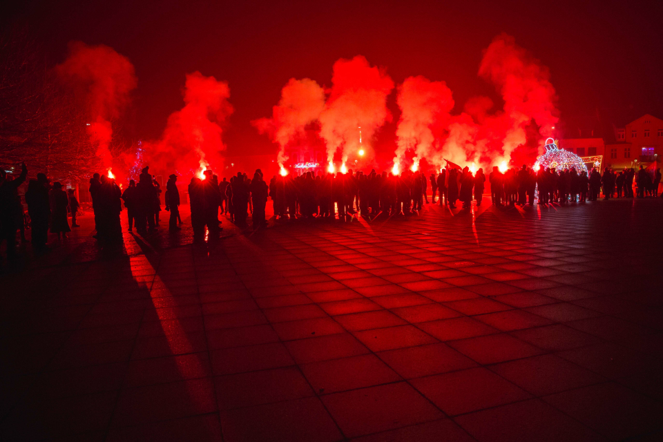 racowisko na placu