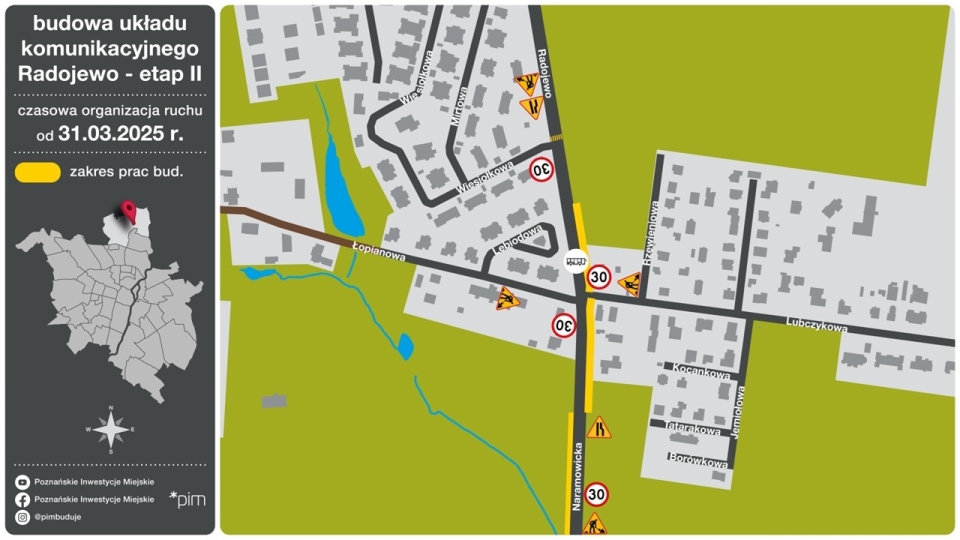 plan dróg i ulic