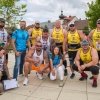 pani burmistrz i dyrektor CKiS w otoczeniu strogmenów