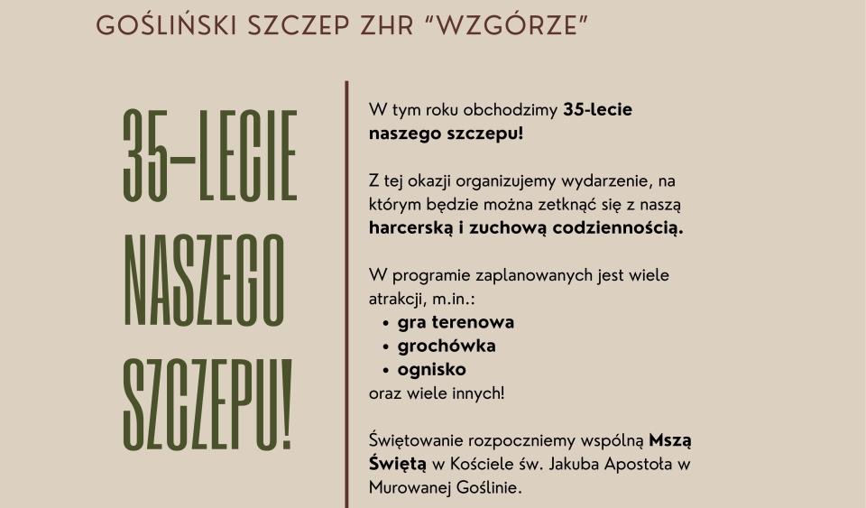 [obraz] Napisy Gośliński Szczep ZHR Wzgórze