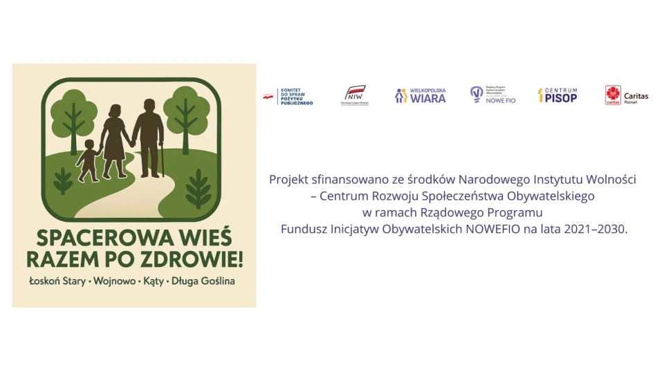 [obraz] grafika z rodziną spacerującą ścieżką w lesie