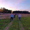 grupa spacerujących osób