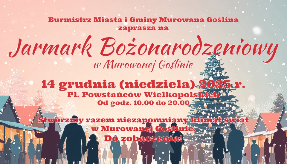 [obraz] motyw świątecznego miasta z choinką i mieszkańcami na ulicy