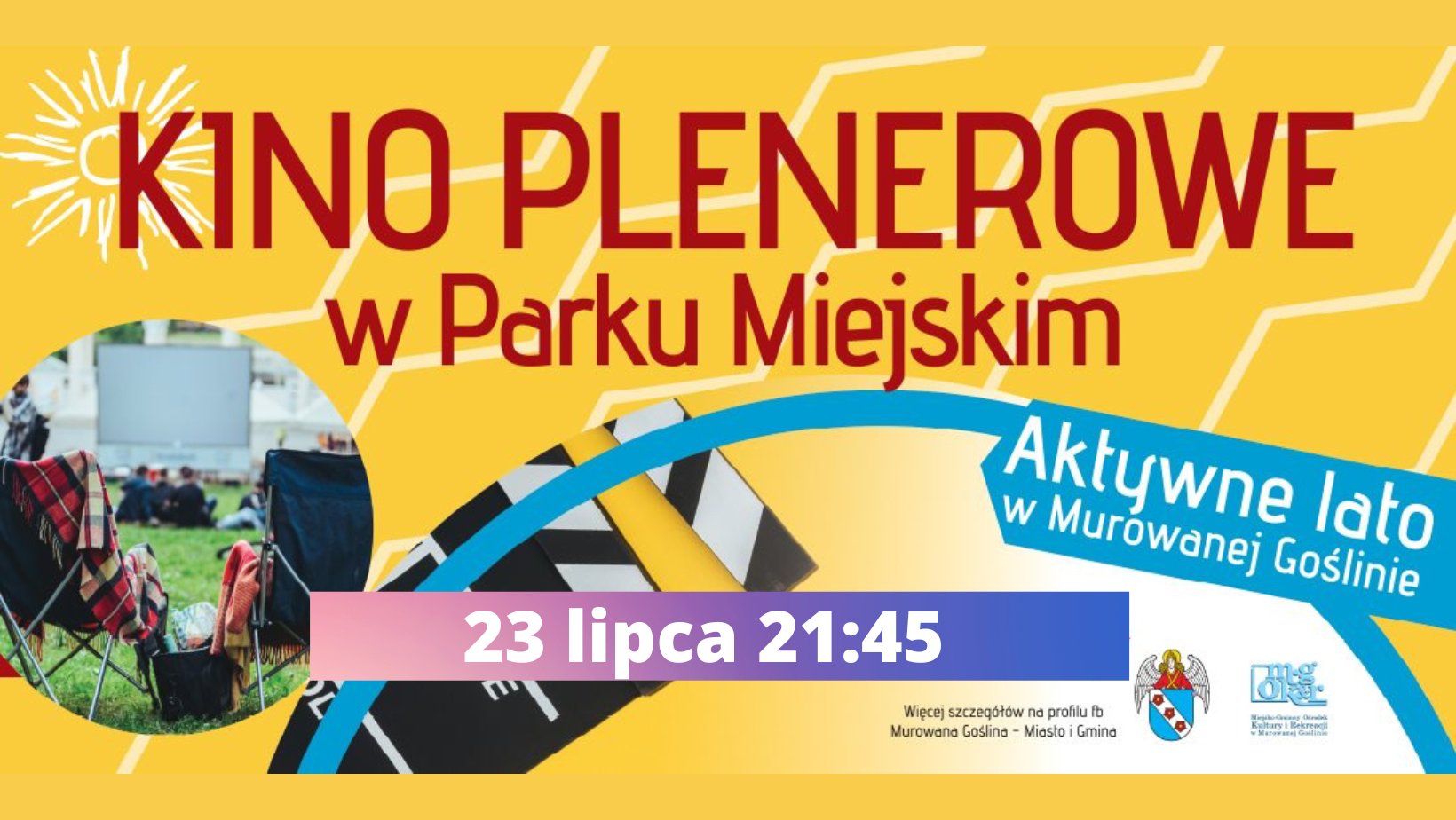 Seans Kina Plenerowego w Parku Miejskim już 23 lipca, o godzinie 21:45! Zaraz po koncercie głównym zespołu Enej!