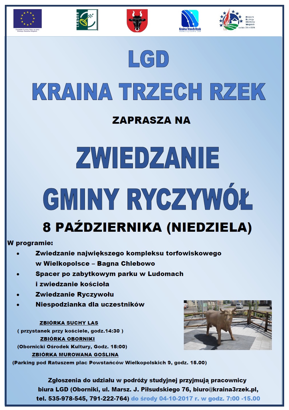 Zwiedzanie Gminy LGD Kraina Trzech Rzek - Ryczywół