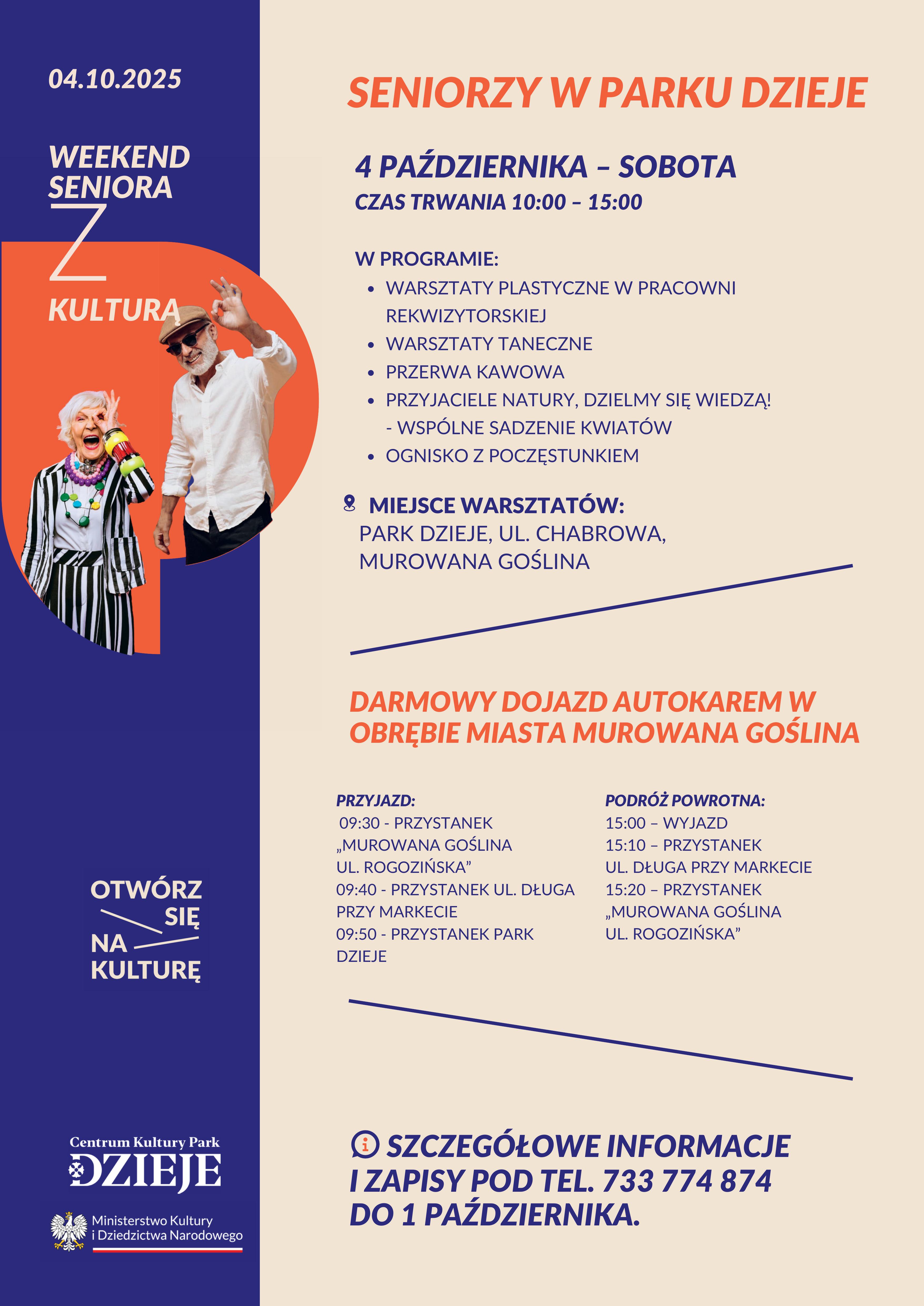Na zdjęciu starsza kobieta i starszy mężczyzna