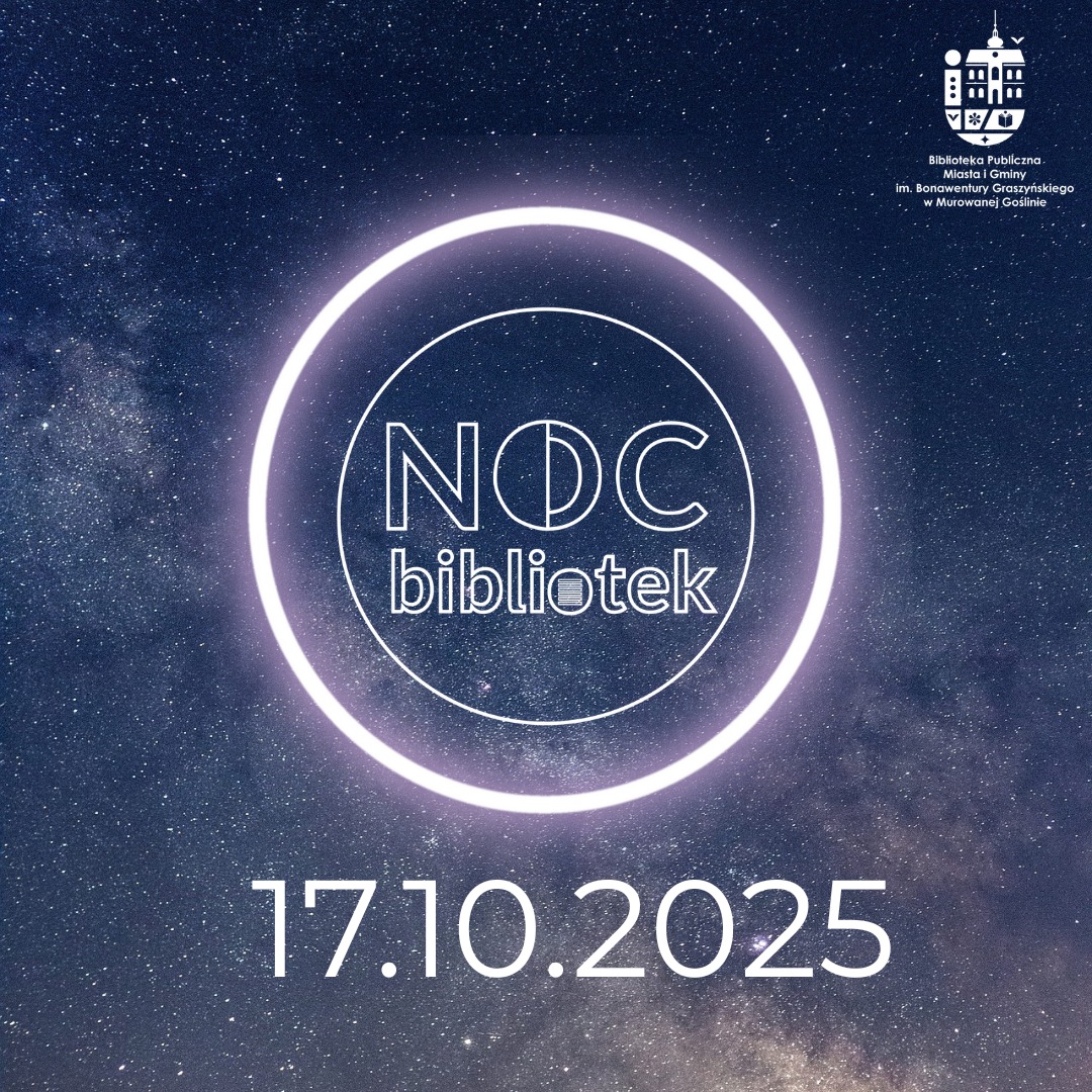Napis Noc Bibliotek