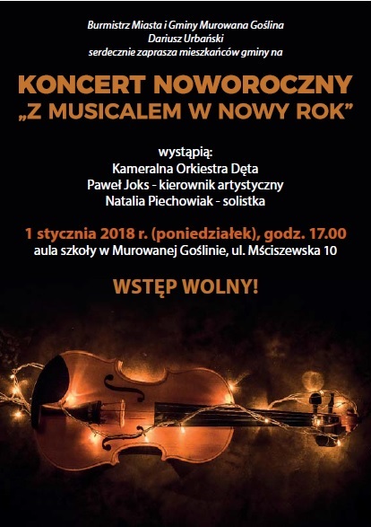 Koncert Noworoczny „Z Musicalem w Nowy Rok”