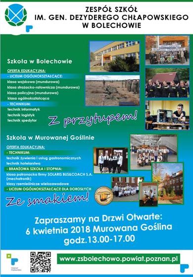 Drzwi Otwarte ZS w Bolechowie