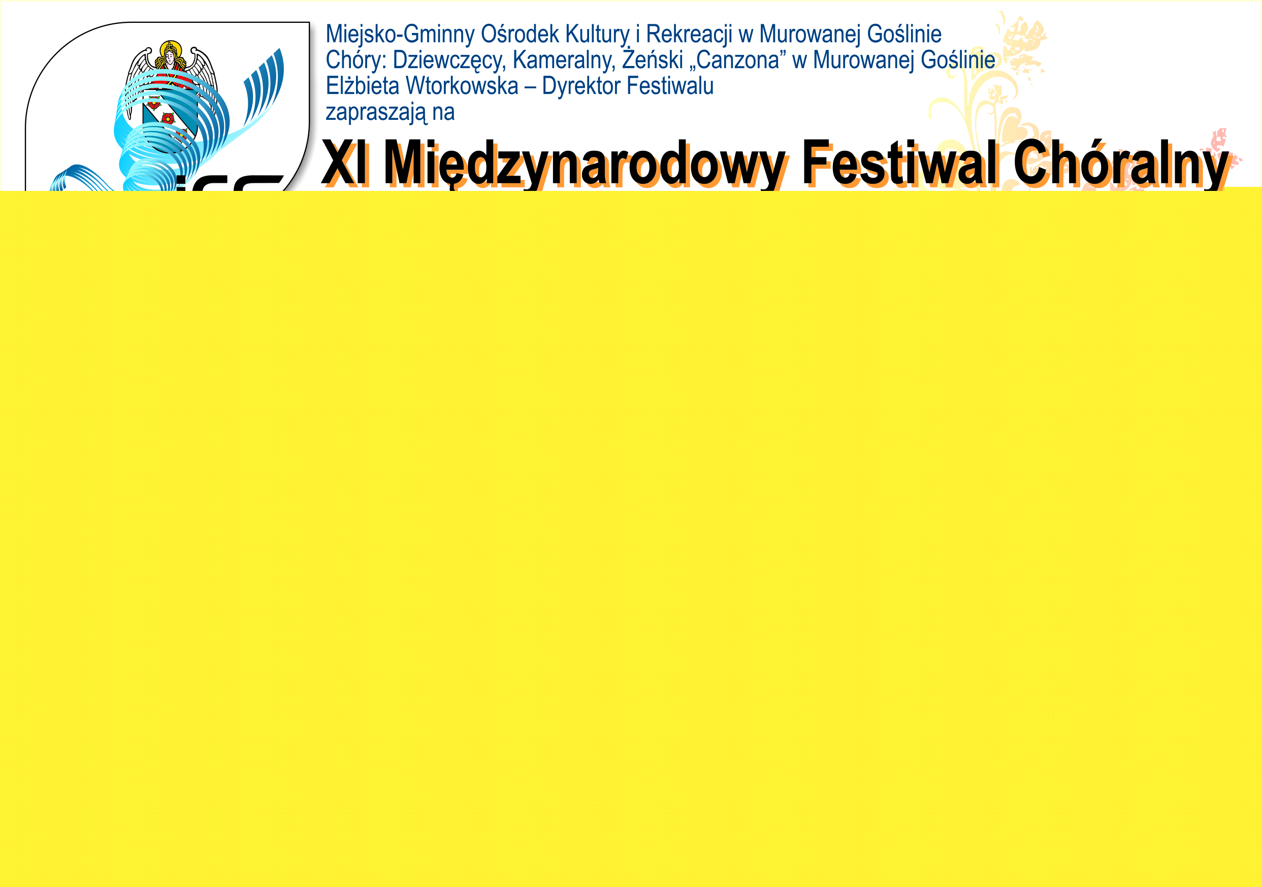 XI Międzynarodowy Festiwal Chóralny im. ks. Edmunda Szymańskiego