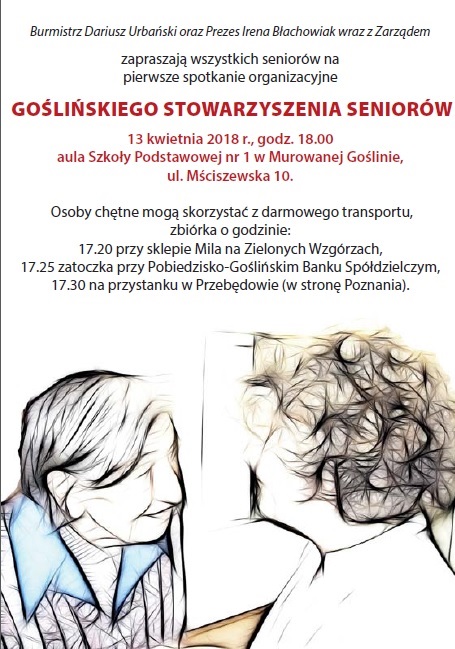 Spotkanie Organizacyjne Goślińskiego Stowarzyszenia Seniorów