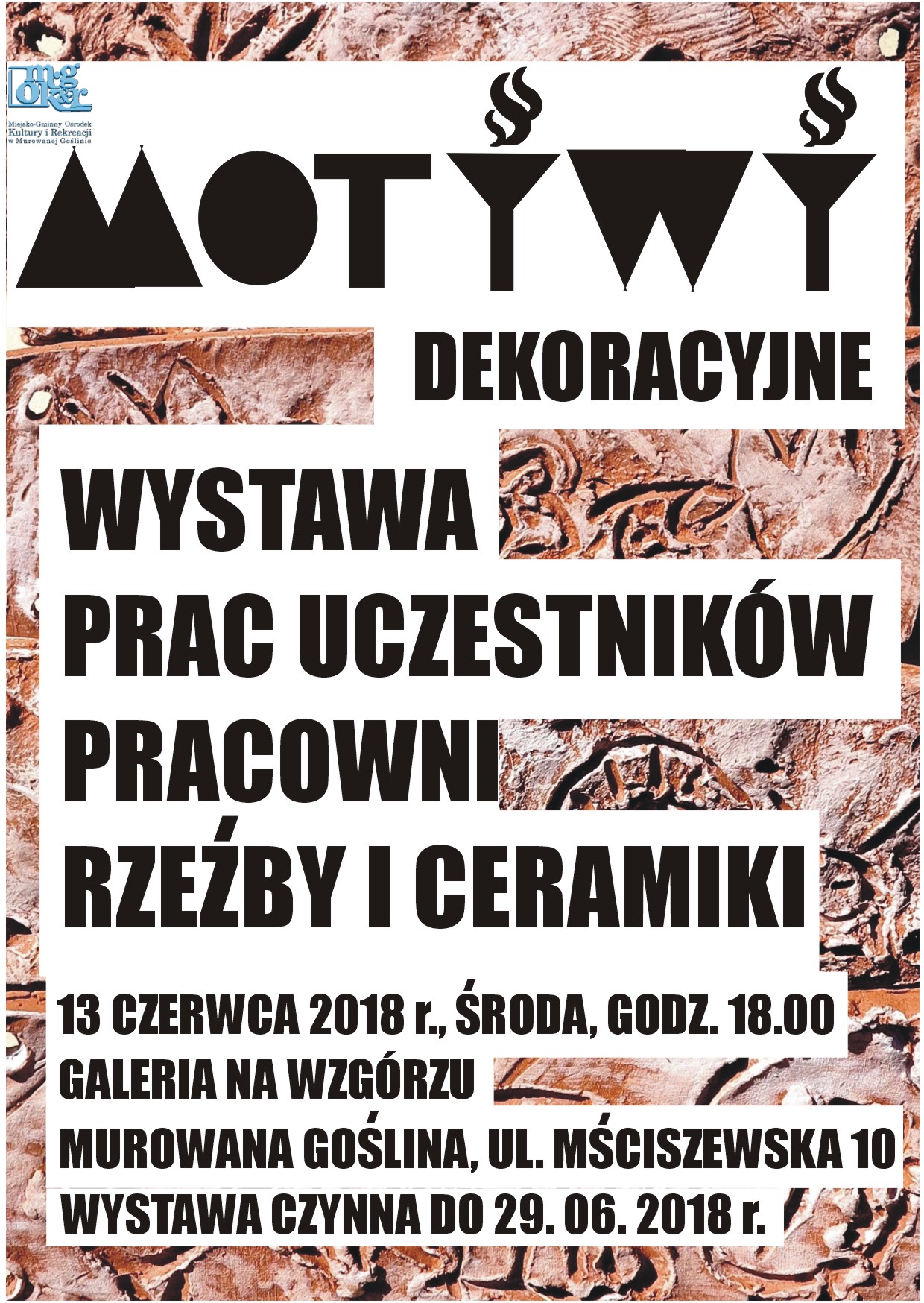 Motywy Dekoracyjne - wystawa uczestników warsztatów