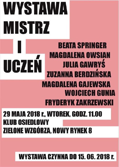 Wystawa Mistrz i Uczeń