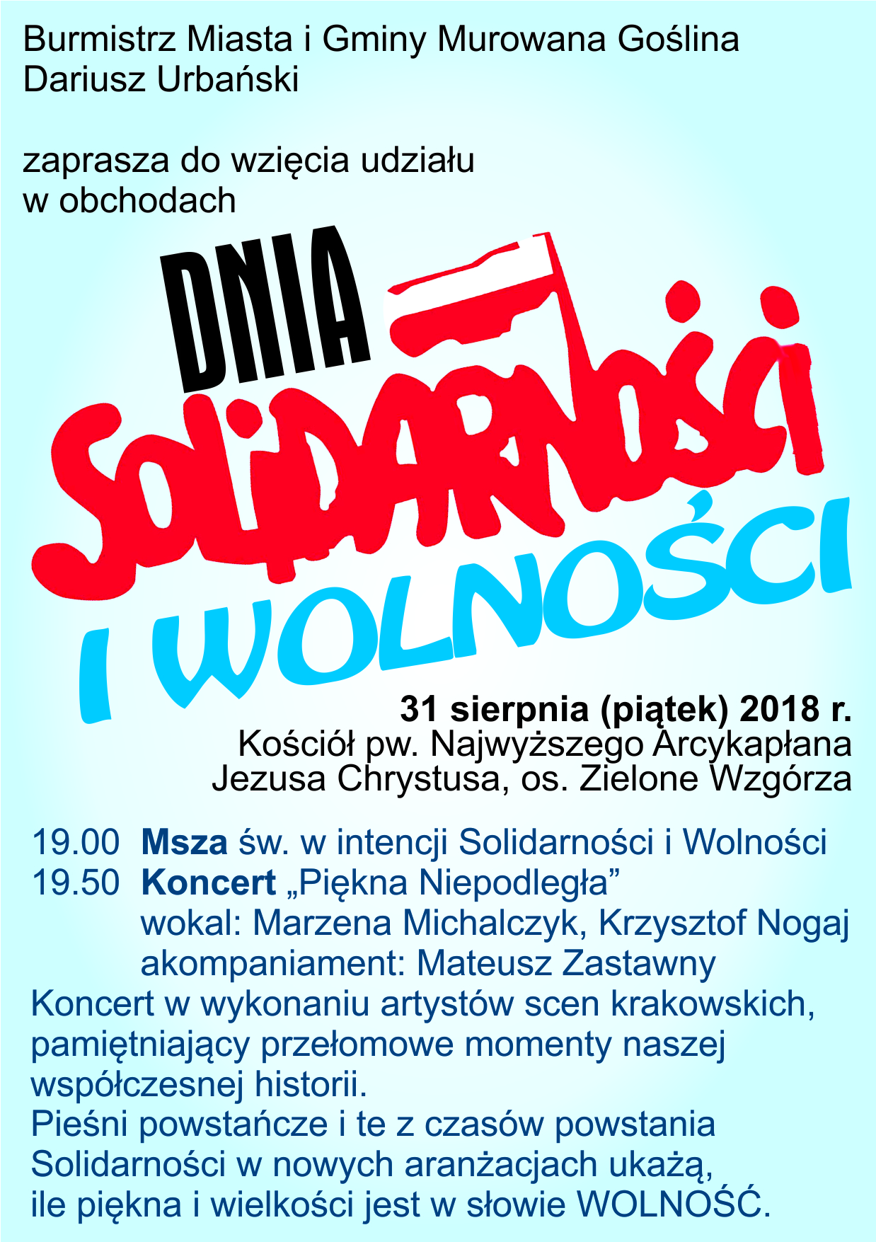 Dzień Solidarności i Wolności