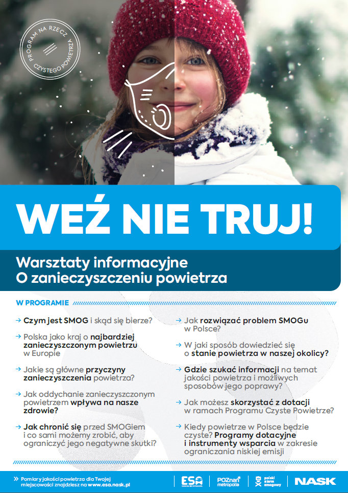 Warsztaty informacyjne o zanieczyszczeniu powietrza