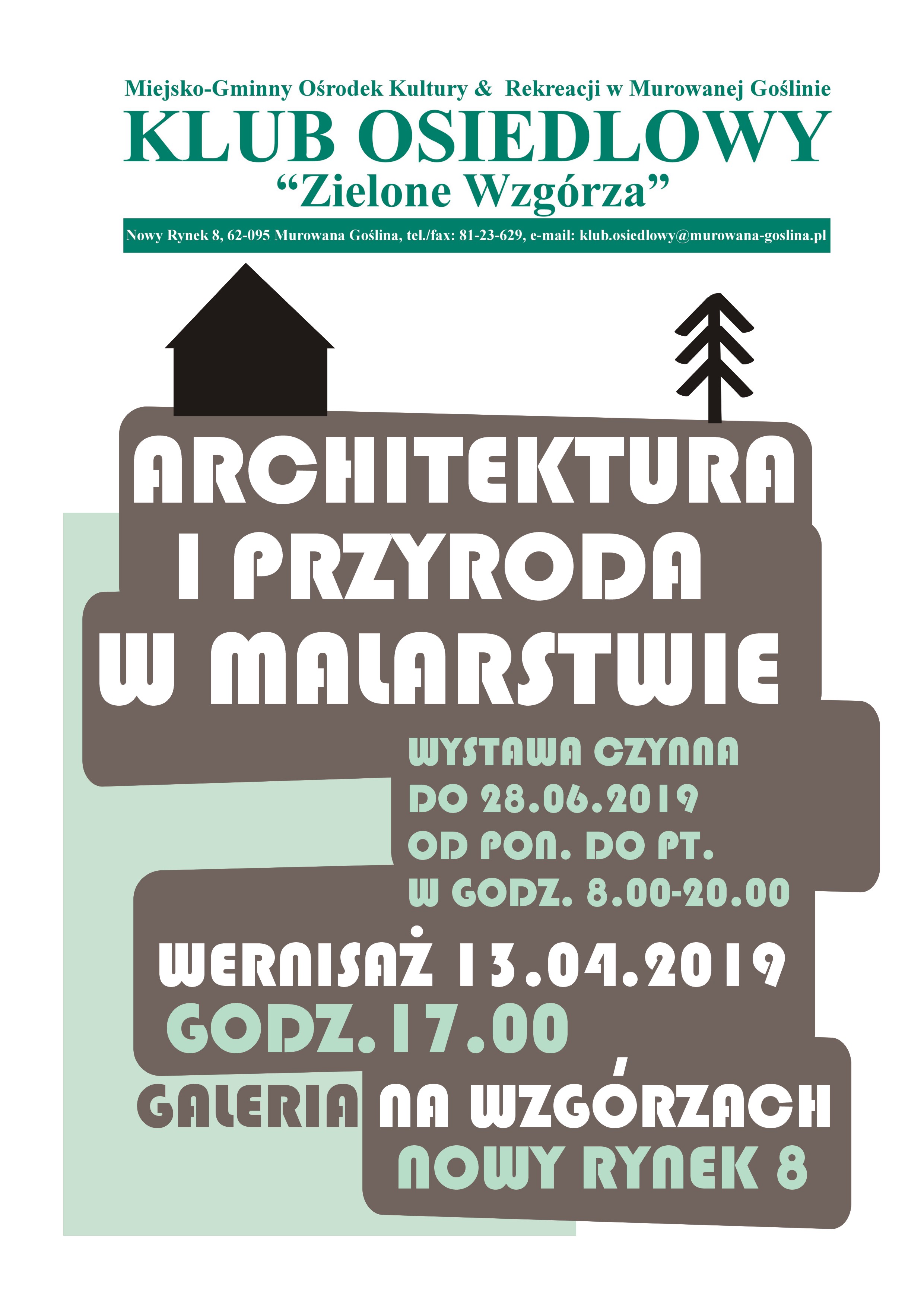 Wystawa Architektura i Przyroda w malarstwie