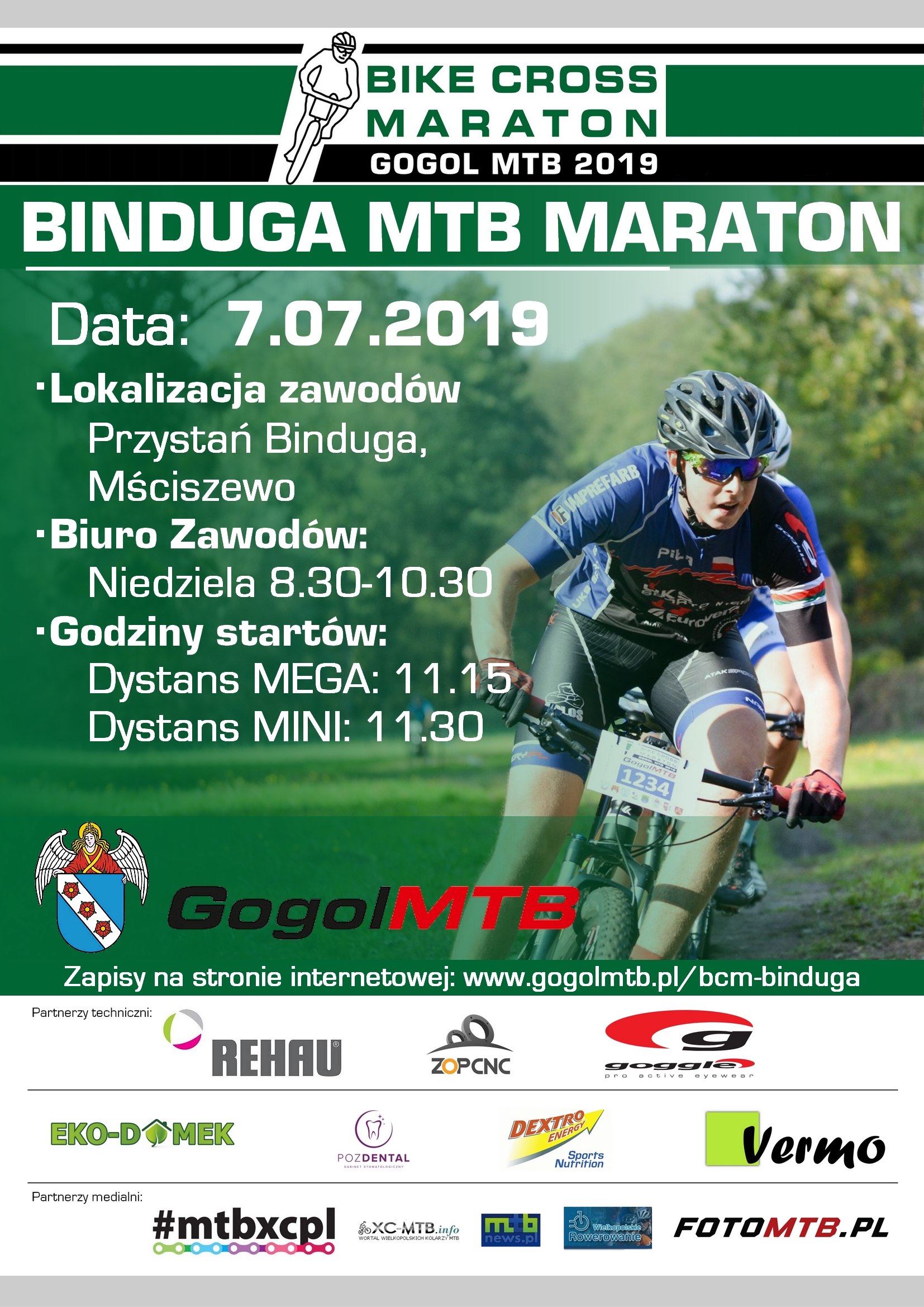 Binduga MTB Maraton + Otwarte Mistrzostwa Gminy w MTB Maratonie