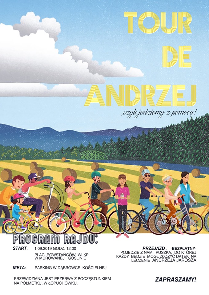 Rajd Rowerowy - Tour de Andrzej czyli jedziemy z pomocą