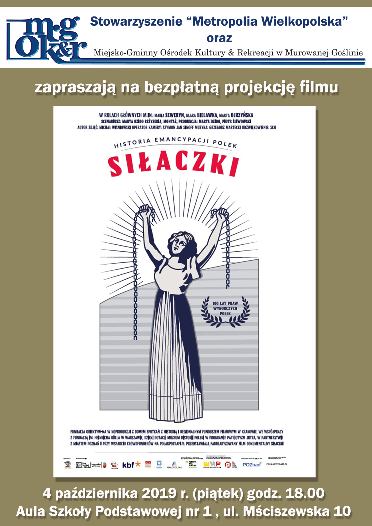 Siłaczki - bezpłatna projekcja filmu