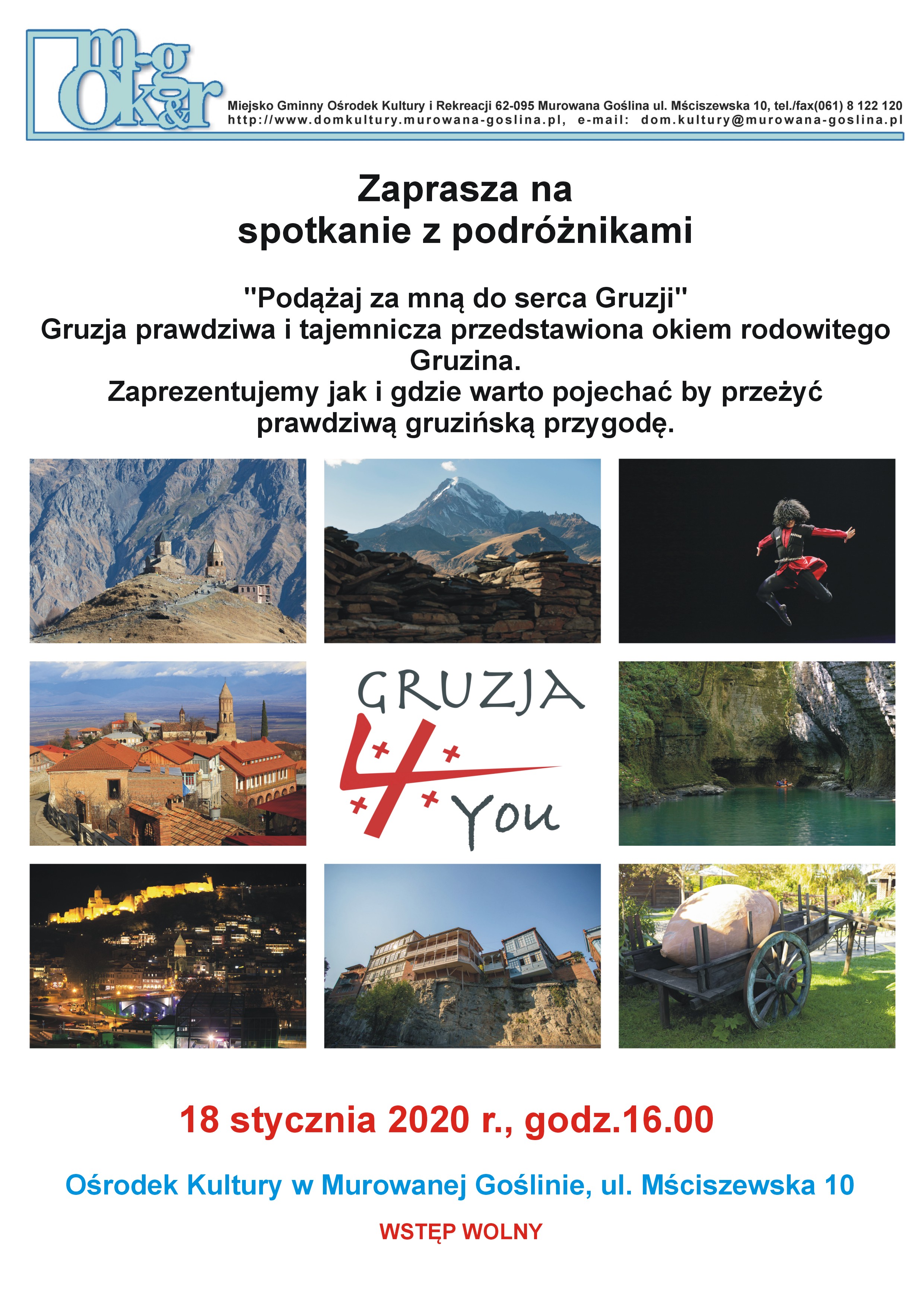 Spotkanie z podróżnikami-Gruzja