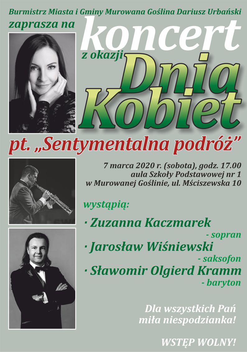 "Sentymentalna podróż" koncert z okazji Dnia Kobiet