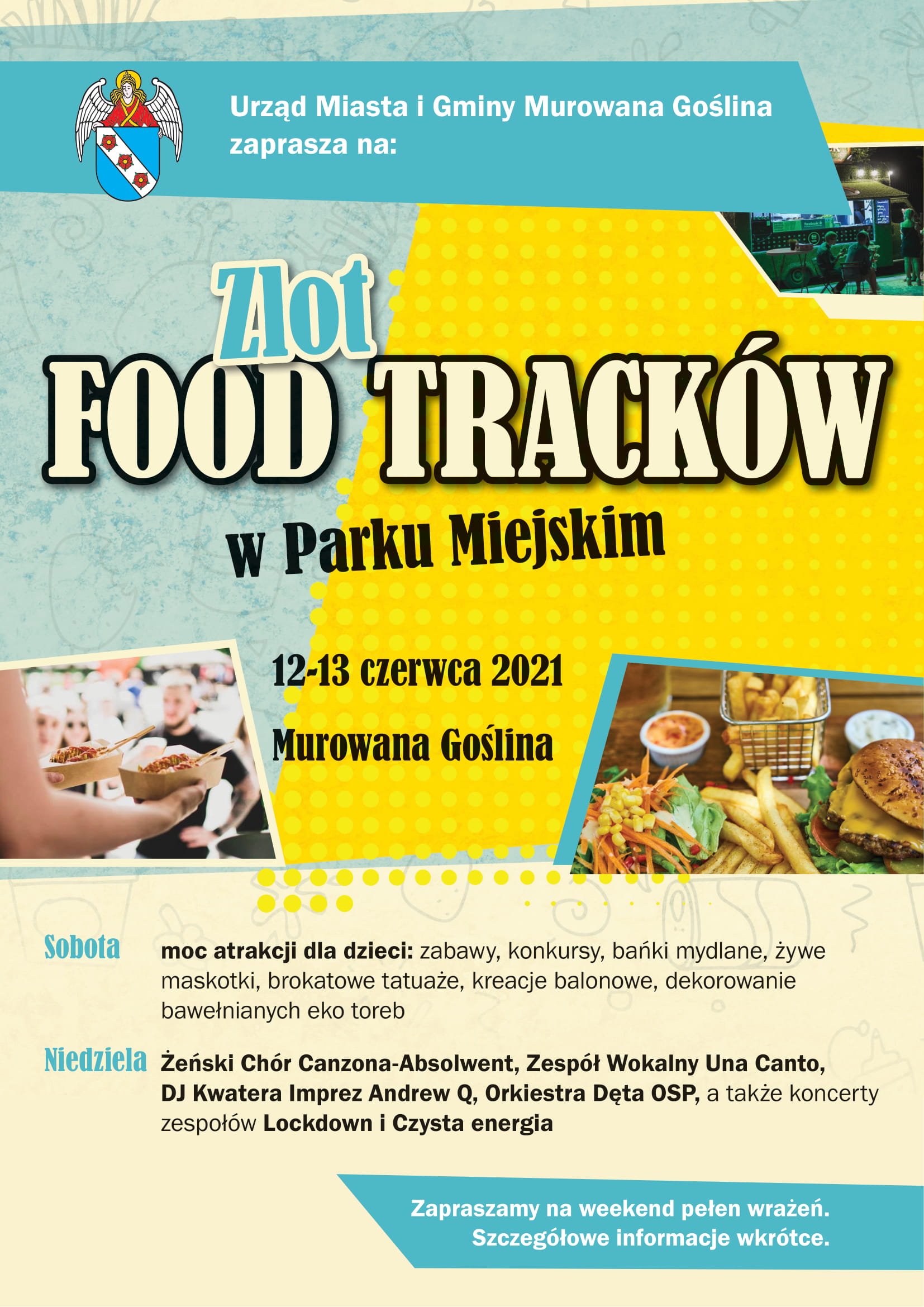 Zlot Food Trucków w Parku Miejskim