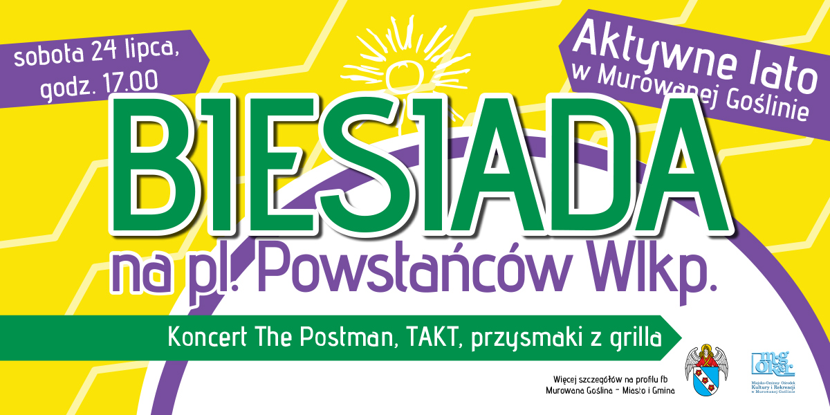 Biesiada na pl. Powstańców Wlkp.