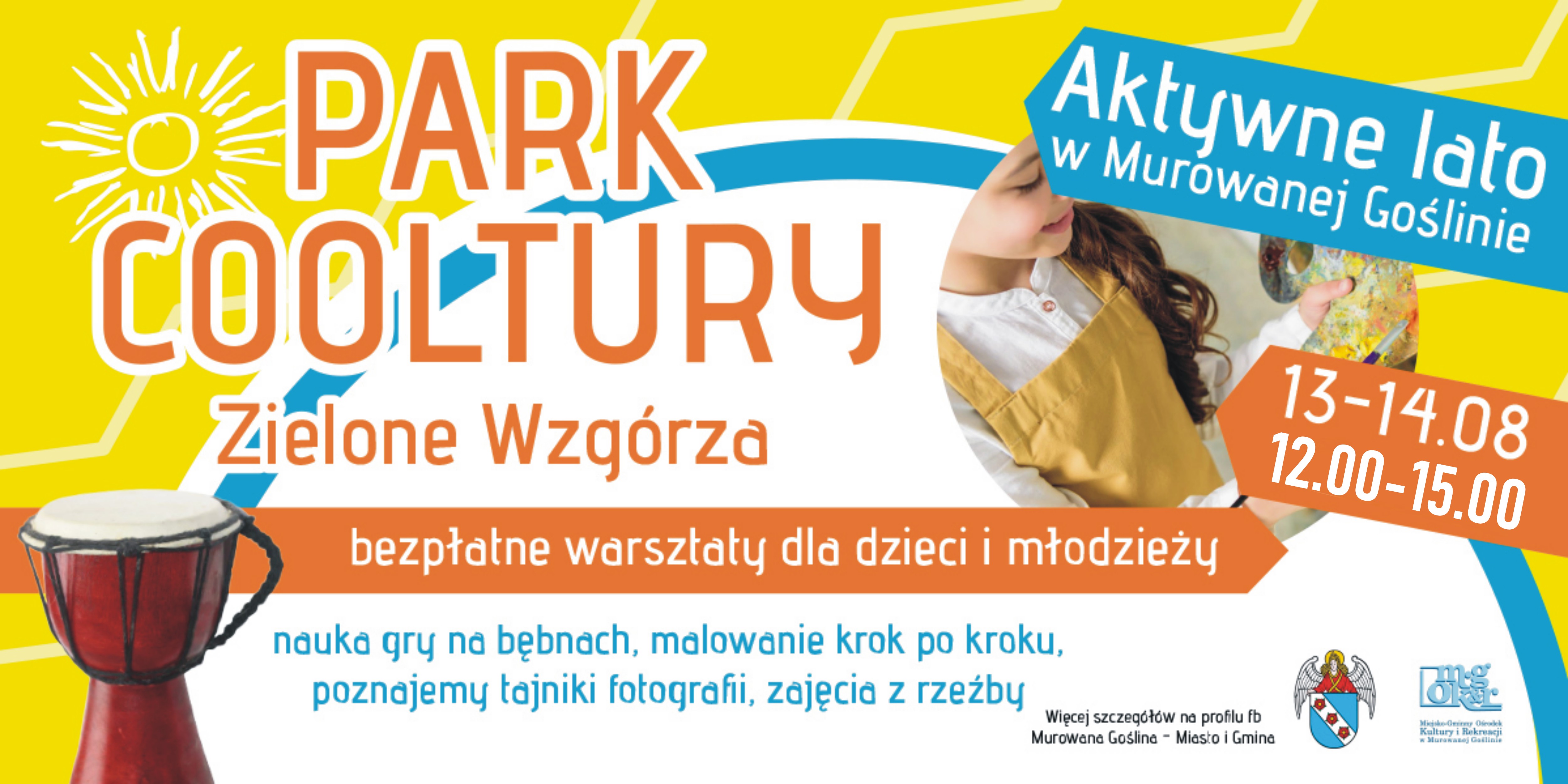 Park Cooltury, bezpłatne warsztaty dla dzieci i młodzieży