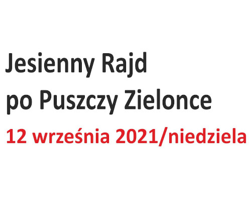 Jesienny Rajd po Puszczy Zielonce