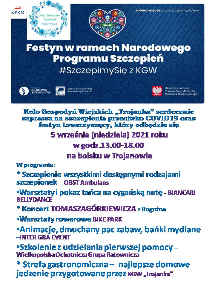 Festyn w ramach Narodowego Programu Szczepień