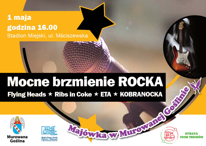 Mocne brzmienie rocka, nazwy zespołó, m.in. Kobranocka, godz. 16.00