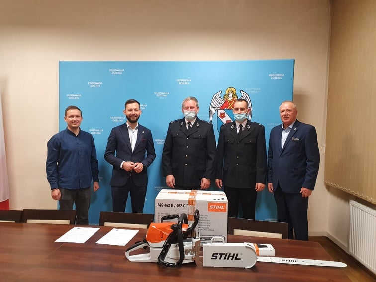 Nowa pilarka dla OSP Białężyn