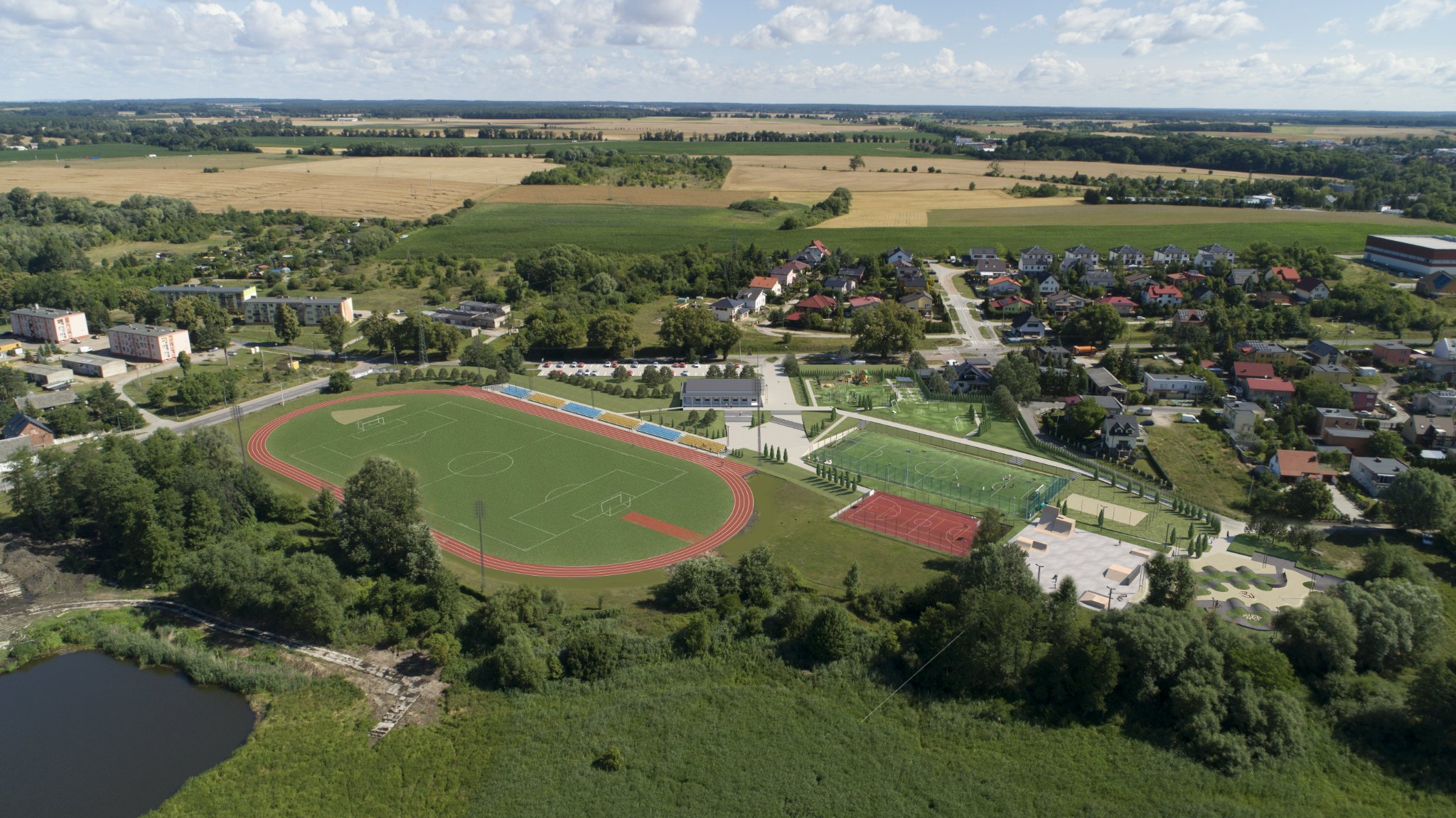 stadion z lotu ptaka