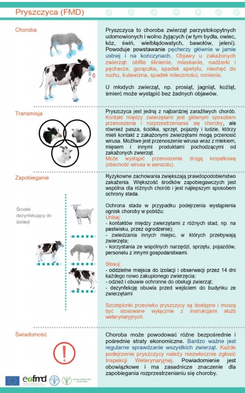 [obraz] tabela z informacjami o rozwoju choroby u zwierząt