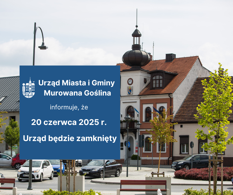 [obraz] budynek ratusza - siedziby Urzędu Miasta i Gminy Murowana Goślina