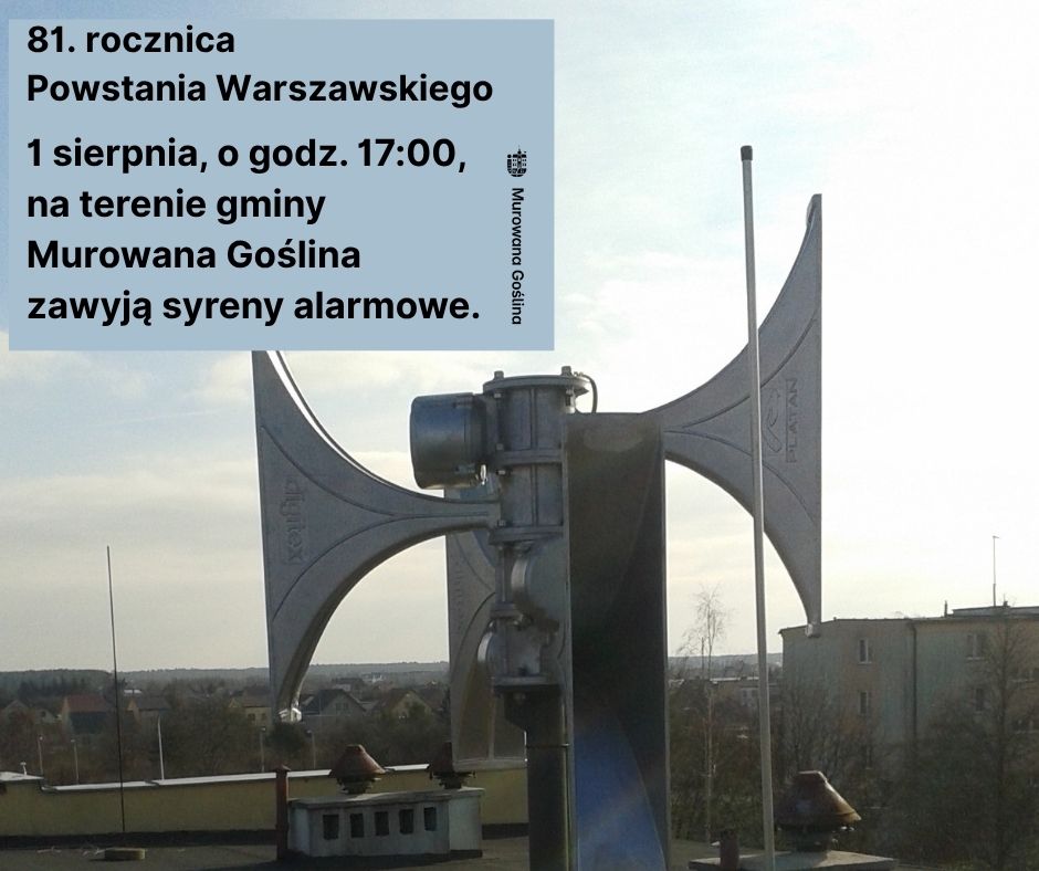 [obraz] syrena alarmowa na dachu budynku