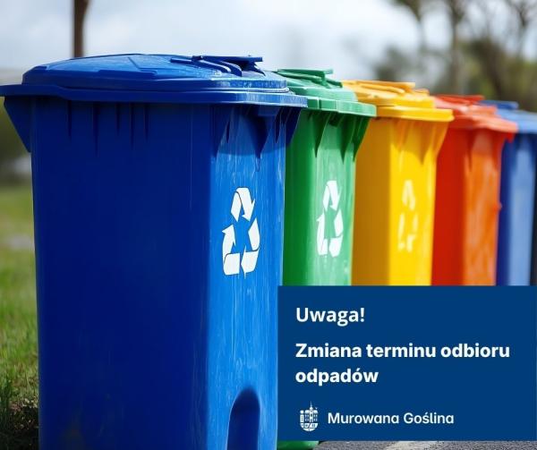 [obraz] Ważna informacja - Zmiana terminu odbioru odpadów – 24.12.2025