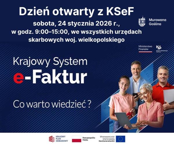 [obraz] Środy z KSeF – bezpłatne szkolenia dla przedsiębiorców