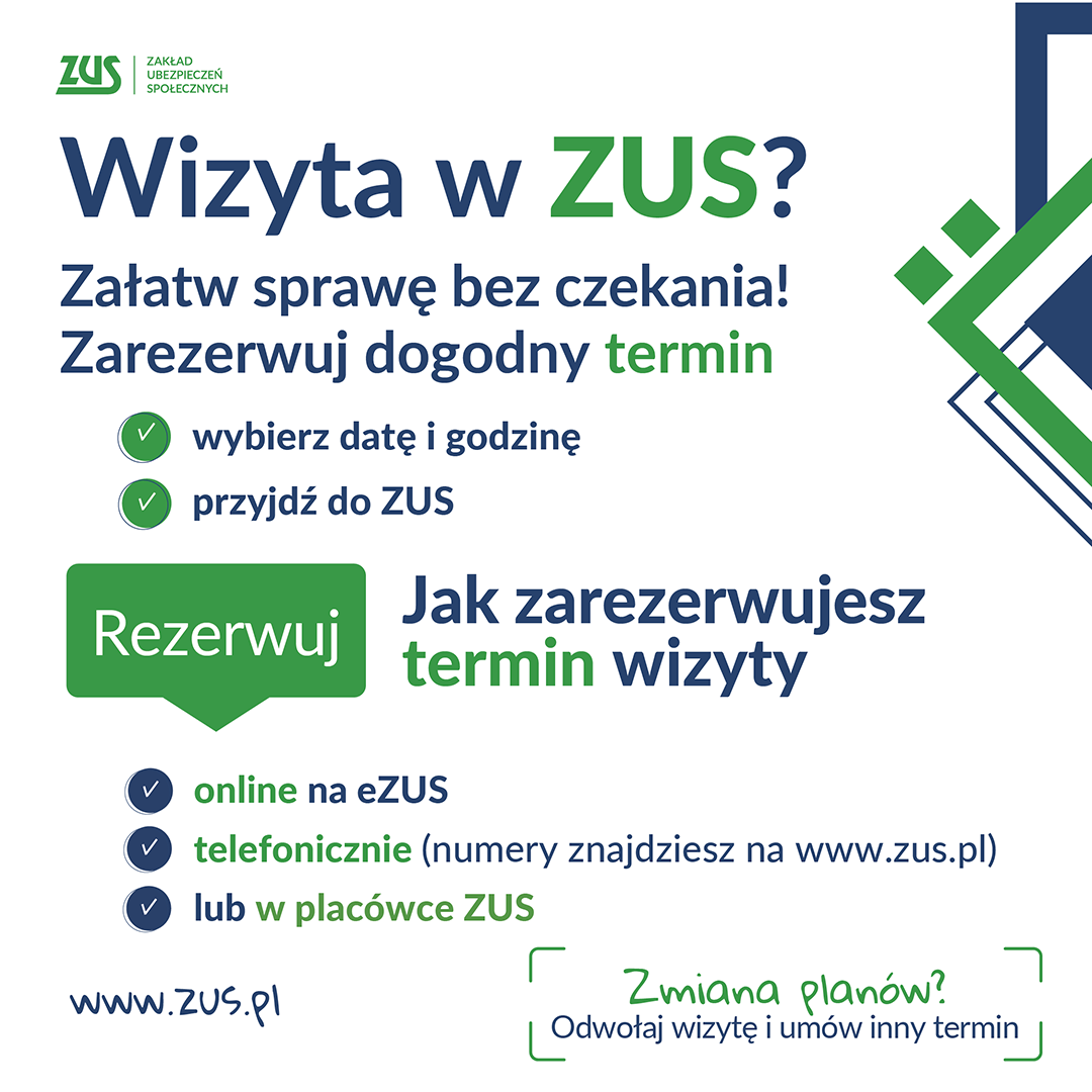 [obraz] Załatw wizytę w ZUS bez czekania