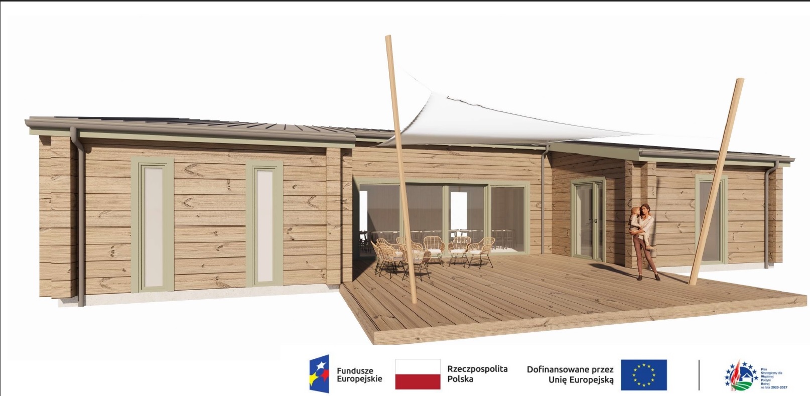 [obraz] wizualizacja budynku świetlicy